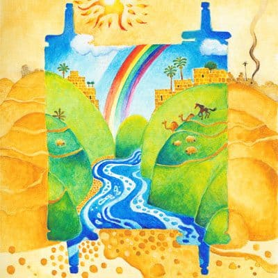 Parshat Bechukotai: the Torah means life! (artwork)