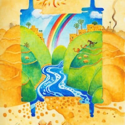 illustrated Torah portions, Bible art, Old Testament art
