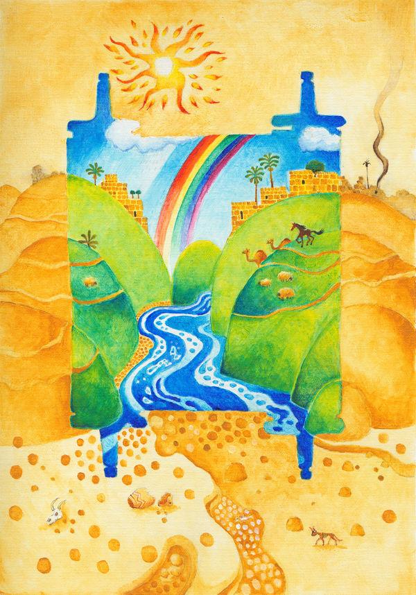 Bechukotai (parsha): illustrated Torah portions, Bible art, Old Testament art, Parshat Bechukotai