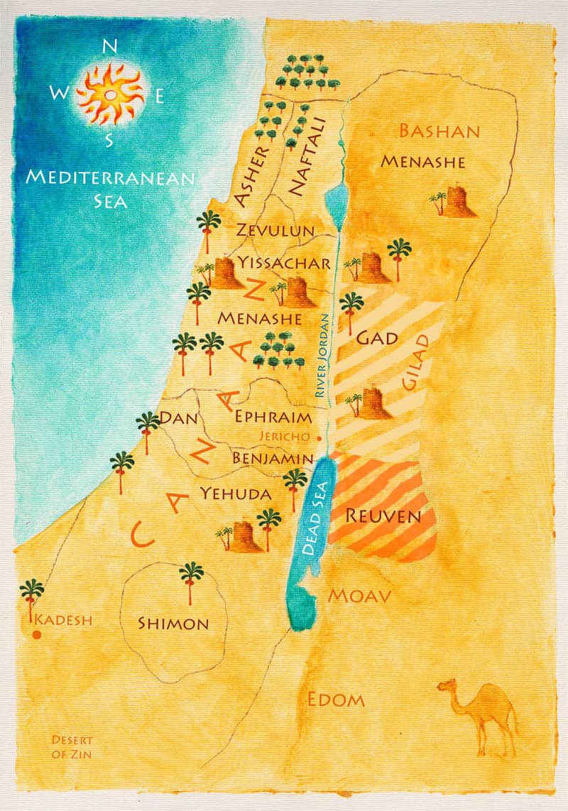 Parshat Massei (map)