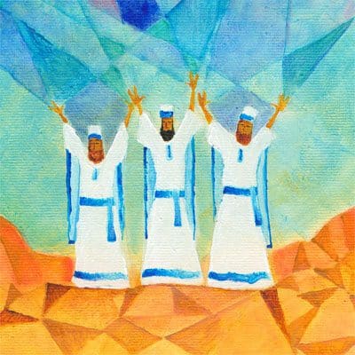 Parshat Naso: The Kohanim (detail of artwork)