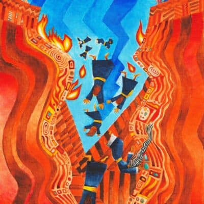 Parshat Korach: illustrated Torah portions, Bible art, Old Testament art