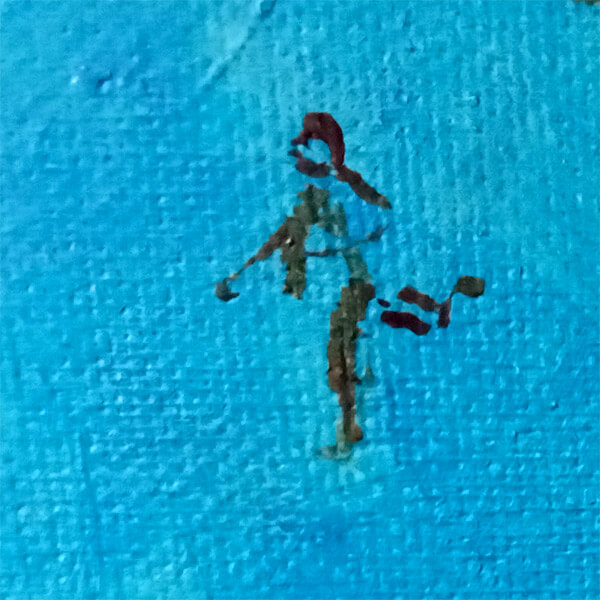 7 October massacre by Hamas: artwork sketch of a terrorist running with a gun