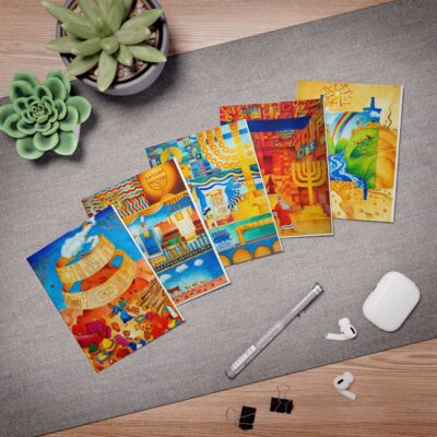 Mishkan (Holy Sanctuary) Biblical-themed Greeting Cards (5-Pack)