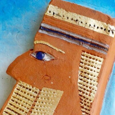 KING, ceramic sculpture