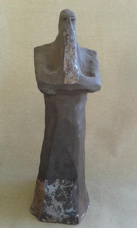 Biblical Sculpture: New Black Moses ceramic sculpture