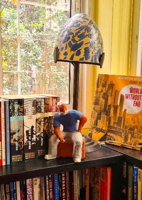 Art for a Dream World: A sculpture of the "Old Man and the Sea" - after the book by Ernest Hemingway.