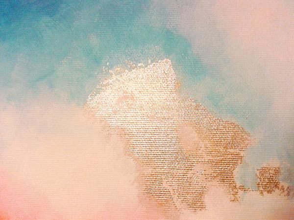 Intuitive art - Prayer Clouds - detail