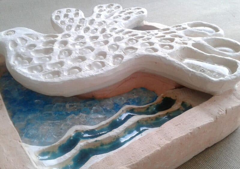 Dove - ceramic wall art - Image 5