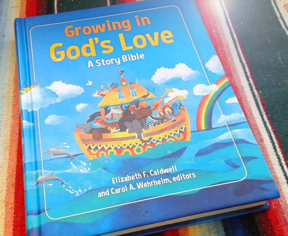New children's Bible, with cover showing Noah's Ark (artwork by Darius Gilmont)